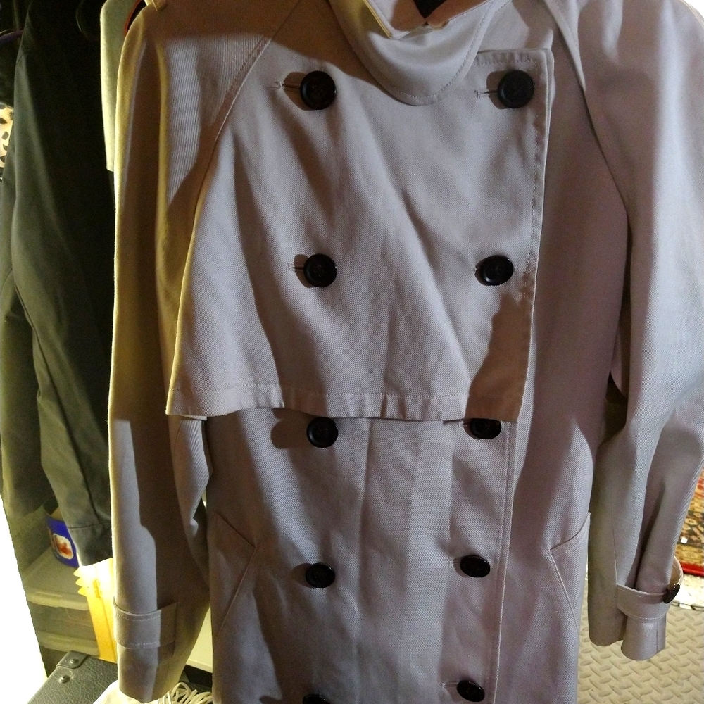 Coach convertible trench coat